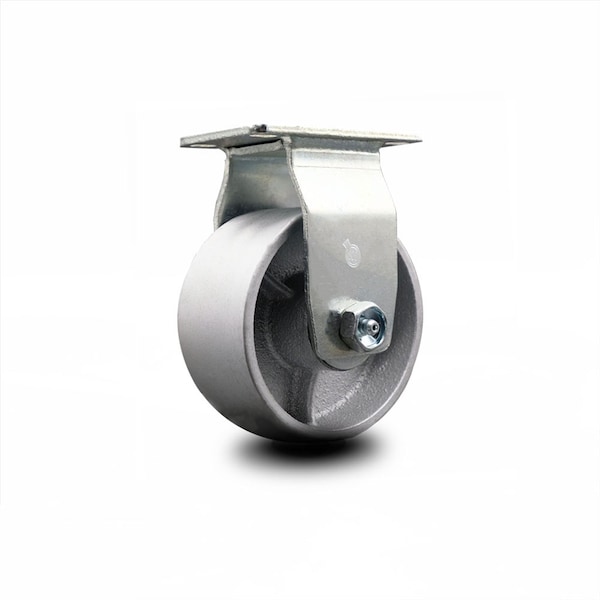 4 Inch Semi Steel Cast Iron Wheel Rigid Caster with Ball Bearing SCC